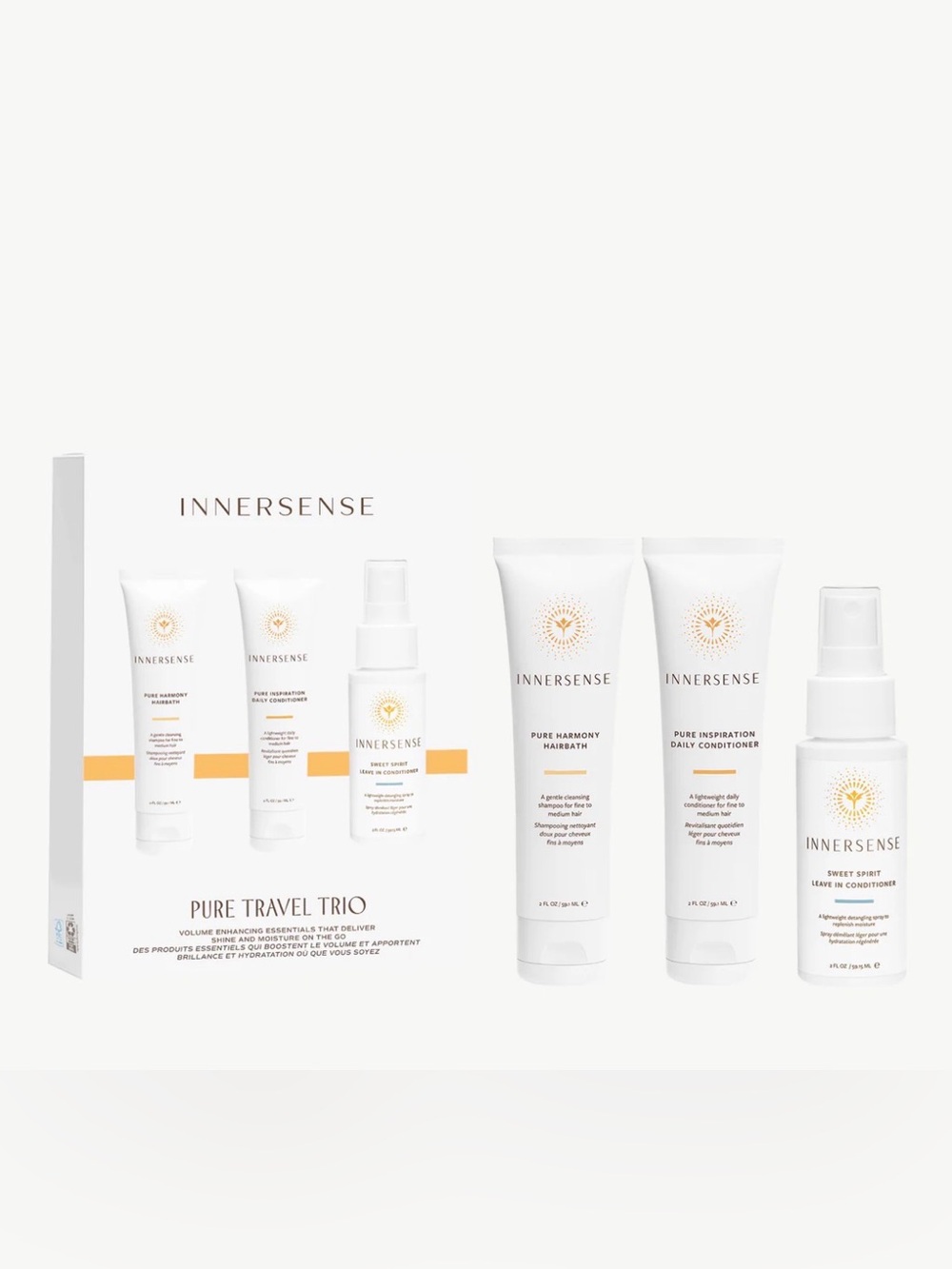 Innersense Pure Travel Trio Haircare Set